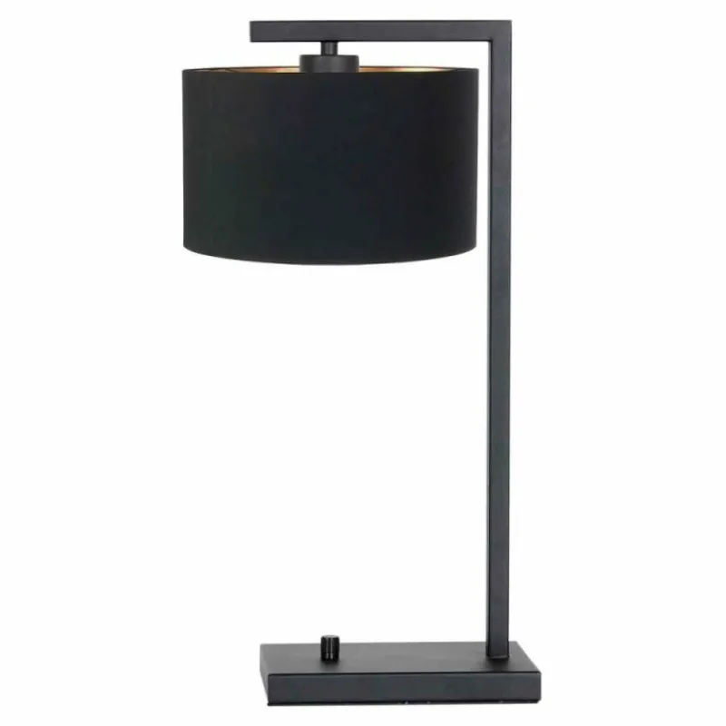 Lampes En Tissu-Luminaires Steinhauer Lampe de table Steinhauer Stang Noir, 1 lumière