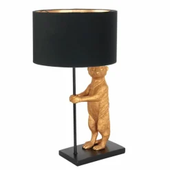 Lampes En Tissu-Luminaires Steinhauer Lampe de table Steinhauer Animaux Or, Noir, 1 lumière