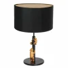 Lampes En Tissu-Luminaires Steinhauer Lampe de table Steinhauer Animaux Or, Noir, 1 lumière