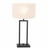 Lampes En Tissu-Luminaires Steinhauer Lampe de table Steinhauer Stang Noir, 1 lumière