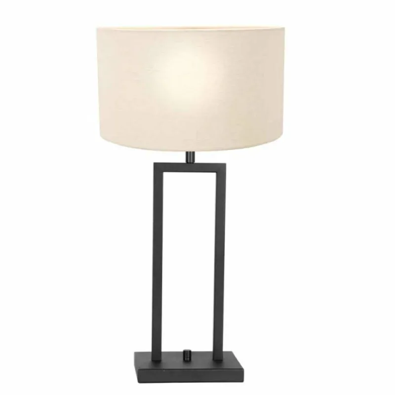 Lampes En Tissu-Luminaires Steinhauer Lampe de table Steinhauer Stang Noir, 1 lumière