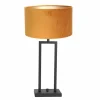 Lampes En Tissu-Luminaires Steinhauer Lampe de table Steinhauer Stang Noir, 1 lumière