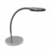 Suspension Verre Fumé-Luminaires Steinhauer Lampe de table Steinhauer Turound LED Acier brossé, 1 lumière