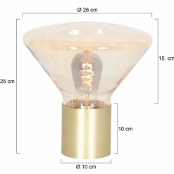 Luminaires Steinhauer Lampe de table Steinhauer Ambiance Laiton, 1 lumière