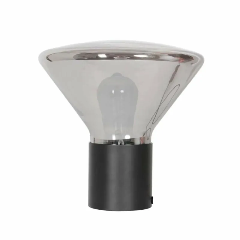 Suspension Verre Fumé-Luminaires Steinhauer Lampe de table Steinhauer Ambiance Noir, 1 lumière