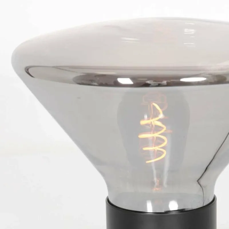 Suspension Verre Fumé-Luminaires Steinhauer Lampe de table Steinhauer Ambiance Noir, 1 lumière