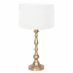 Lampes En Tissu-Luminaires Steinhauer Lampe de table Steinhauer Bassiste Bronze, 1 lumière