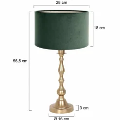 Lampes En Tissu-Luminaires Steinhauer Lampe de table Steinhauer Bassiste Bronze, 1 lumière