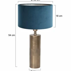 Lampes En Tissu-Luminaires Steinhauer Lampe de table Steinhauer Bassiste Bronze, 1 lumière