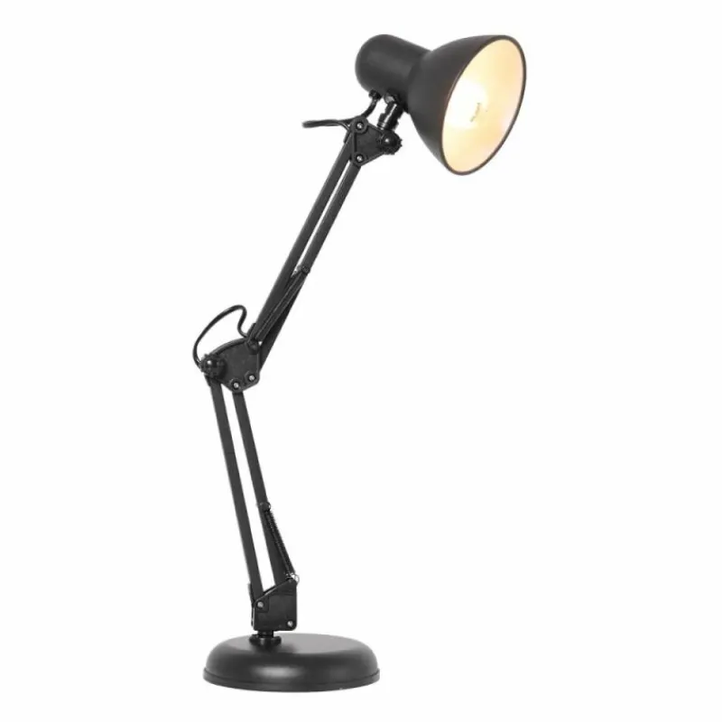 Luminaires Steinhauer Lampe de table Steinhauer Study Noir, 1 lumière* Lampes À Poser