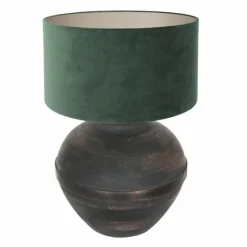 Lampes En Tissu-Luminaires Steinhauer Lampe de table Steinhauer Lyons Bronze, Noir, 1 lumière