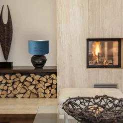 Lampes En Tissu-Luminaires Steinhauer Lampe de table Steinhauer Lyons Noir, 1 lumière