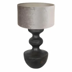 Lampes En Tissu-Luminaires Steinhauer Lampe de table Steinhauer Lyons Noir, 1 lumière