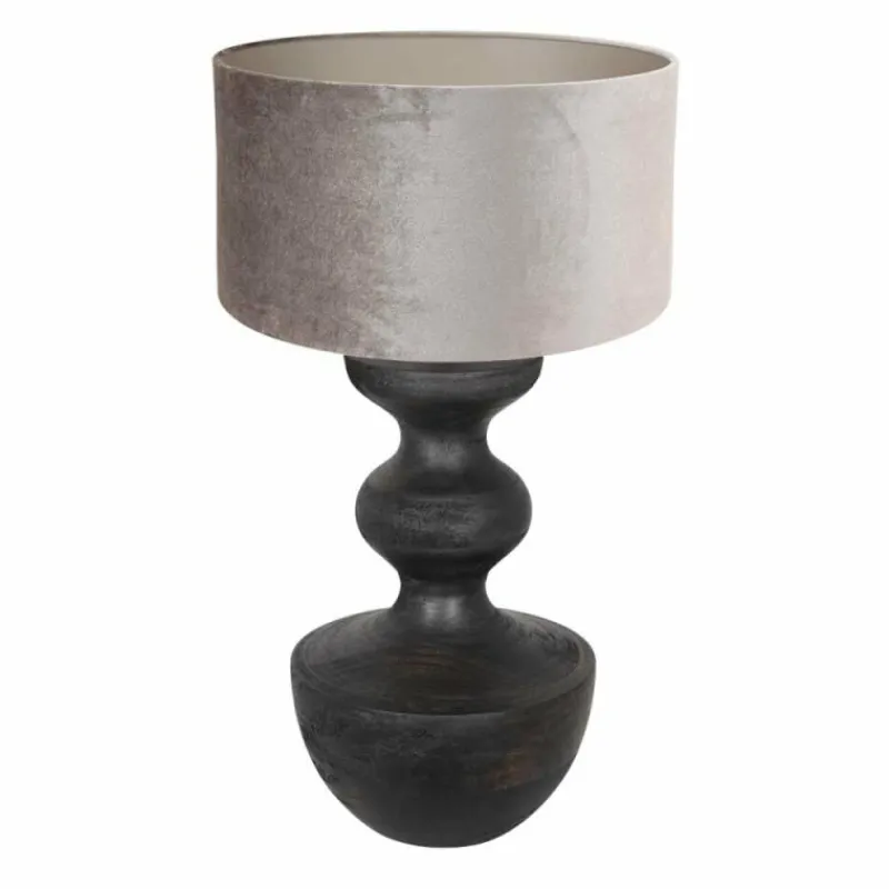 Lampes En Tissu-Luminaires Steinhauer Lampe de table Steinhauer Lyons Noir, 1 lumière