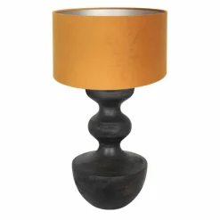 Lampes En Tissu-Luminaires Steinhauer Lampe de table Steinhauer Lyons Noir, 1 lumière