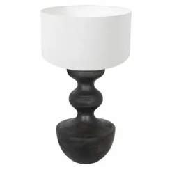 Lampes En Tissu-Luminaires Steinhauer Lampe de table Steinhauer Lyons Noir, 1 lumière