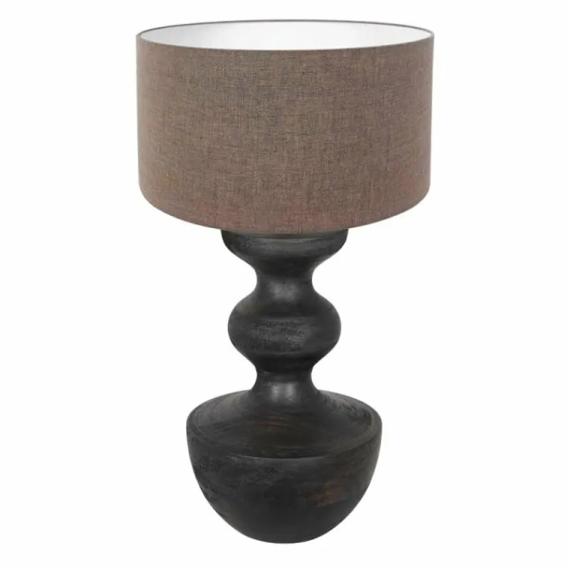 Lampes En Tissu-Luminaires Steinhauer Lampe de table Steinhauer Lyons Noir, 1 lumière