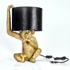 Lampes En Tissu-hofstein Lampe de table Suardi Or, 1 lumière