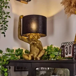 Lampes En Tissu-hofstein Lampe de table Suardi Or, 1 lumière