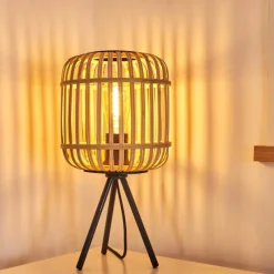 Luminaires Scandinaves-hofstein Lampe de table Sukhothai Noir, 1 lumière