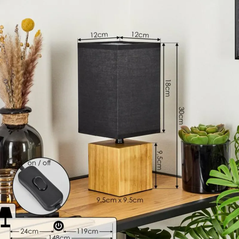 Lampes En Tissu-hofstein Lampe de table Talco Écru, 1 lumière