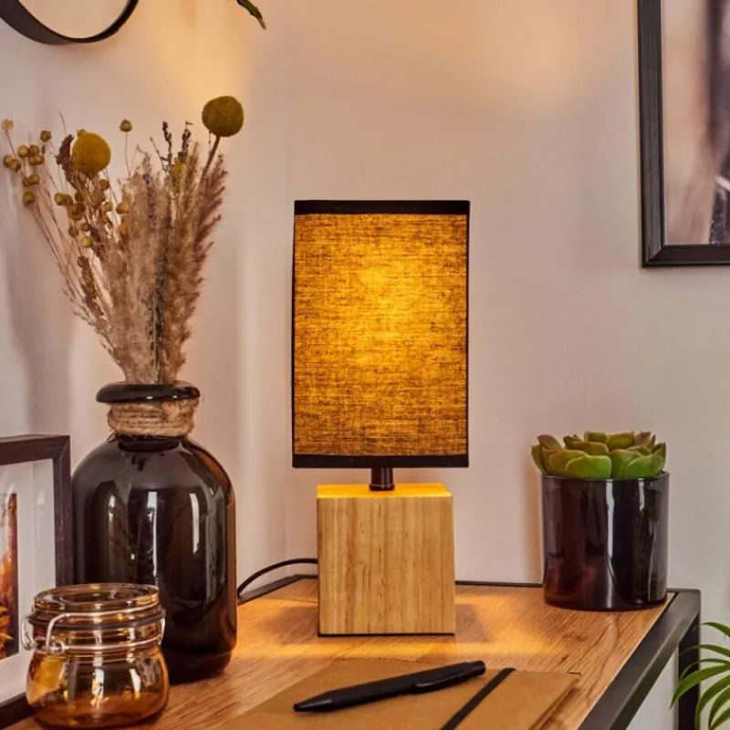 Lampes En Tissu-hofstein Lampe de table Talco Écru, 1 lumière