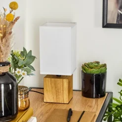 Lampes En Tissu-hofstein Lampe de table Talco Écru, 1 lumière