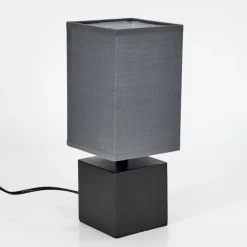 Lampes En Tissu-hofstein Lampe de table Talco Noir, 1 lumière