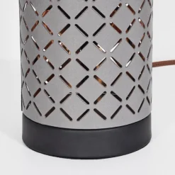 Lampes En Tissu-hofstein Lampe de table Tallaboa Noir, 1 lumière