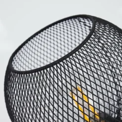 Lampes Vintages & Rétros-hofstein Lampe de table Tambo Noir, 2 lumières