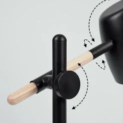 Luminaires Scandinaves-hofstein Lampe de table Tanabita Écru, Noir, 1 lumière