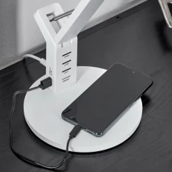 Luminaires Scandinaves-hofstein Lampe de table Tapen LED Blanc, 1 lumière