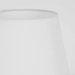 Lampes En Tissu-hofstein Lampe de table Tapona Brun foncé, Nickel mat, 1 lumière