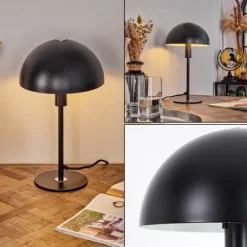 hofstein Lampe de table Tati Noir, 1 lumière