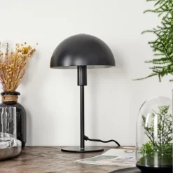 hofstein Lampe de table Tati Noir, 1 lumière