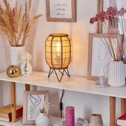 Lampes En Tissu-hofstein Lampe de table Tebary Noir, 1 lumière