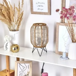 Lampes En Tissu-hofstein Lampe de table Tebary Noir, 1 lumière