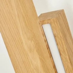 Luminaires Scandinaves-hofstein Lampe de table Tejedor LED Chrome, Écru, 2 lumières