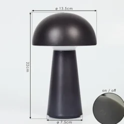 hofstein Lampe de table Telve LED Blanc, 1 lumière