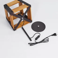 Lampes Vintages & Rétros-hofstein Lampe de table Tiflis Noir, 1 lumière