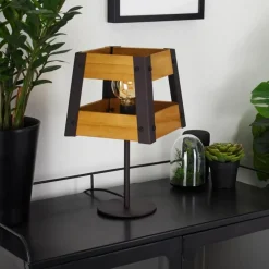 Lampes Vintages & Rétros-hofstein Lampe de table Tiflis Noir, 1 lumière