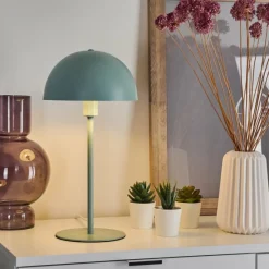 Luminaires Scandinaves-hofstein Lampe de table Tom Kings Vert, Blanc, 1 lumière