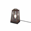 Lampes Vintages & Rétros-Luminaires Trio Lampe de table Trio Arkansas Rouille, 1 lumière