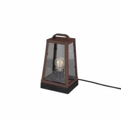 Lampes Vintages & Rétros-Luminaires Trio Lampe de table Trio Arkansas Rouille, 1 lumière