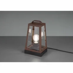 Lampes Vintages & Rétros-Luminaires Trio Lampe de table Trio Arkansas Rouille, 1 lumière