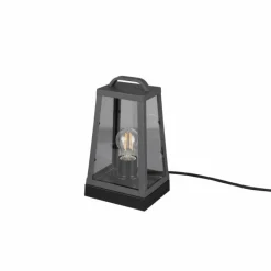 Lampes Vintages & Rétros-Luminaires Trio Lampe de table Trio Arkansas Anthracite, 1 lumière