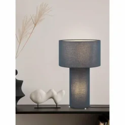 Luminaires Trio Lampe de table Trio Bale Bleu, 2 lumières* Lampes À Poser
