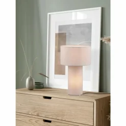 Luminaires Trio Lampe de table Trio Bale Gris, 2 lumières* Lampes À Poser
