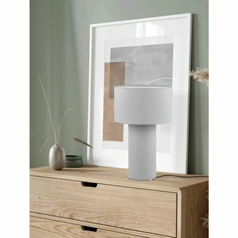 Luminaires Trio Lampe de table Trio Bale Gris, 2 lumières* Lampes À Poser