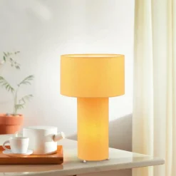 Luminaires Trio Lampe de table Trio Bale Jaune, 2 lumières* Lampes À Poser